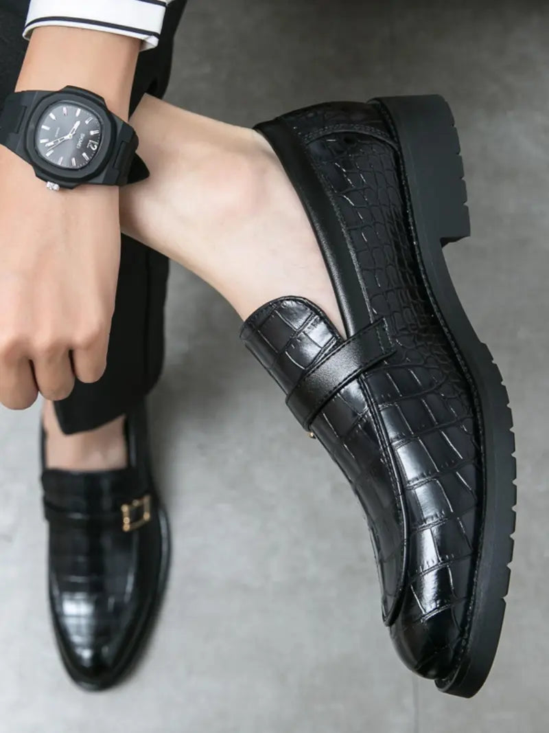 Men’s Slip On Loafers Casual Dress Shoes Comfortable Everyday Footwear