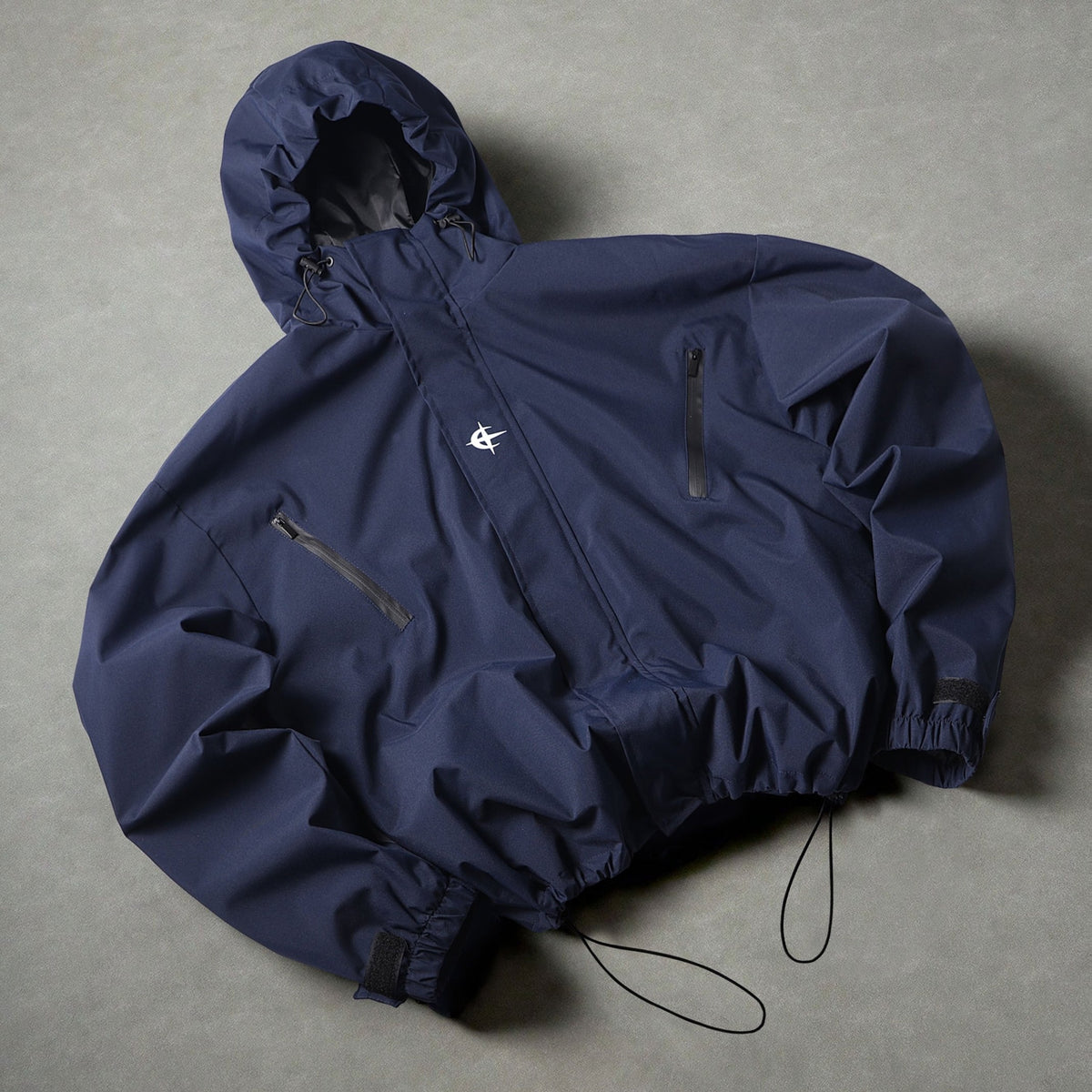 Men’s Hooded Windbreaker Jacket Casual Outdoor Zip Up Outerwear