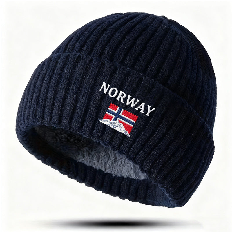 Unisex Winter Beanie Norway Hat Casual Outdoor Warm Cap