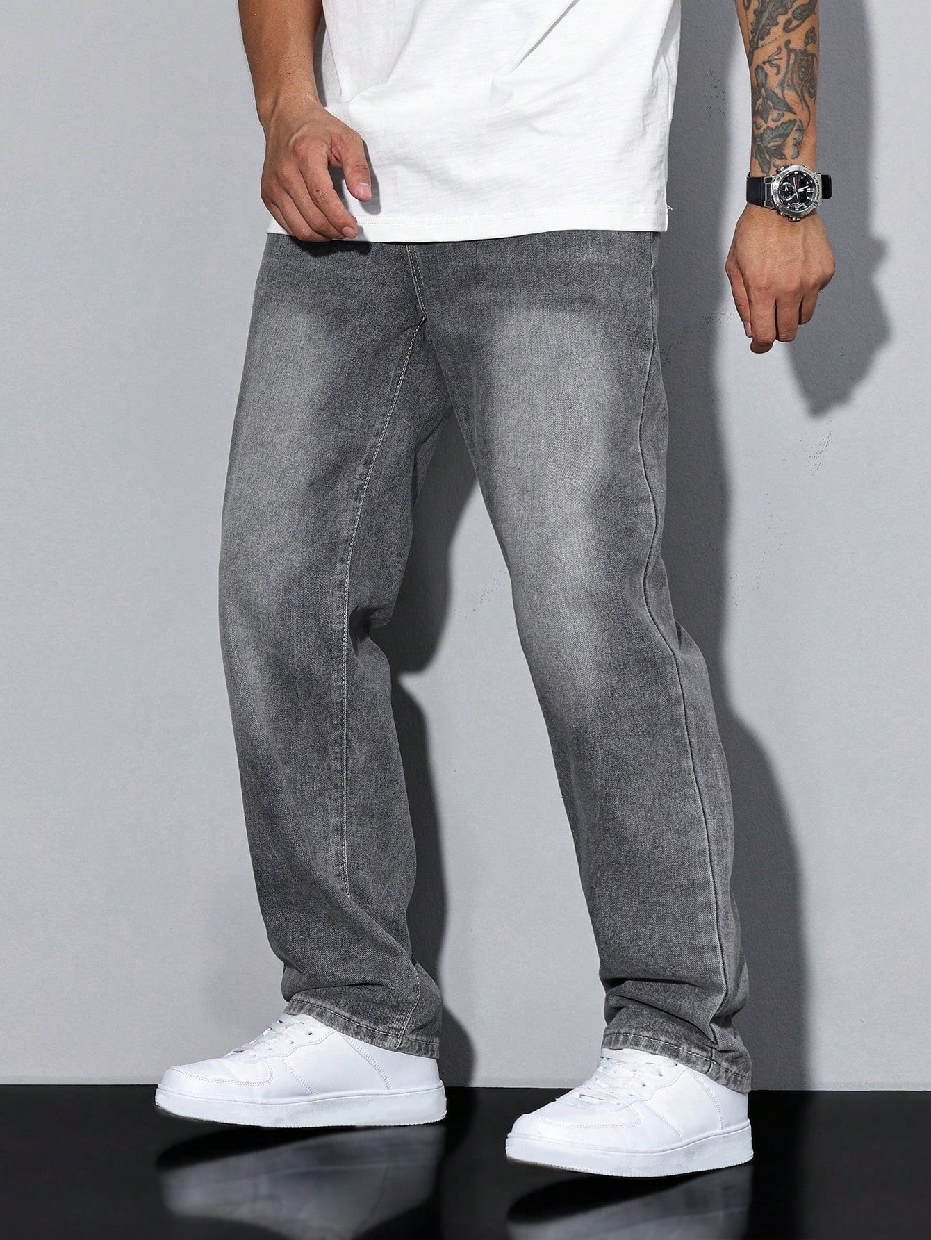 Casual Men’s Solid Color Jeans – Daan Everyday Denim - Solorfit