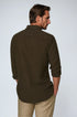 Essential Men Lightweight Linen Shirt - Deep Brown - Solorfit