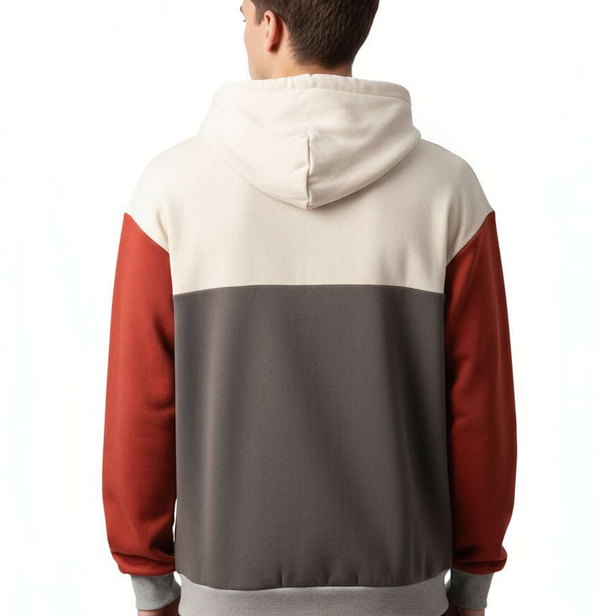 Men’s Casual Smiley Face Hoodie – Round Neck Streetwear Pullover