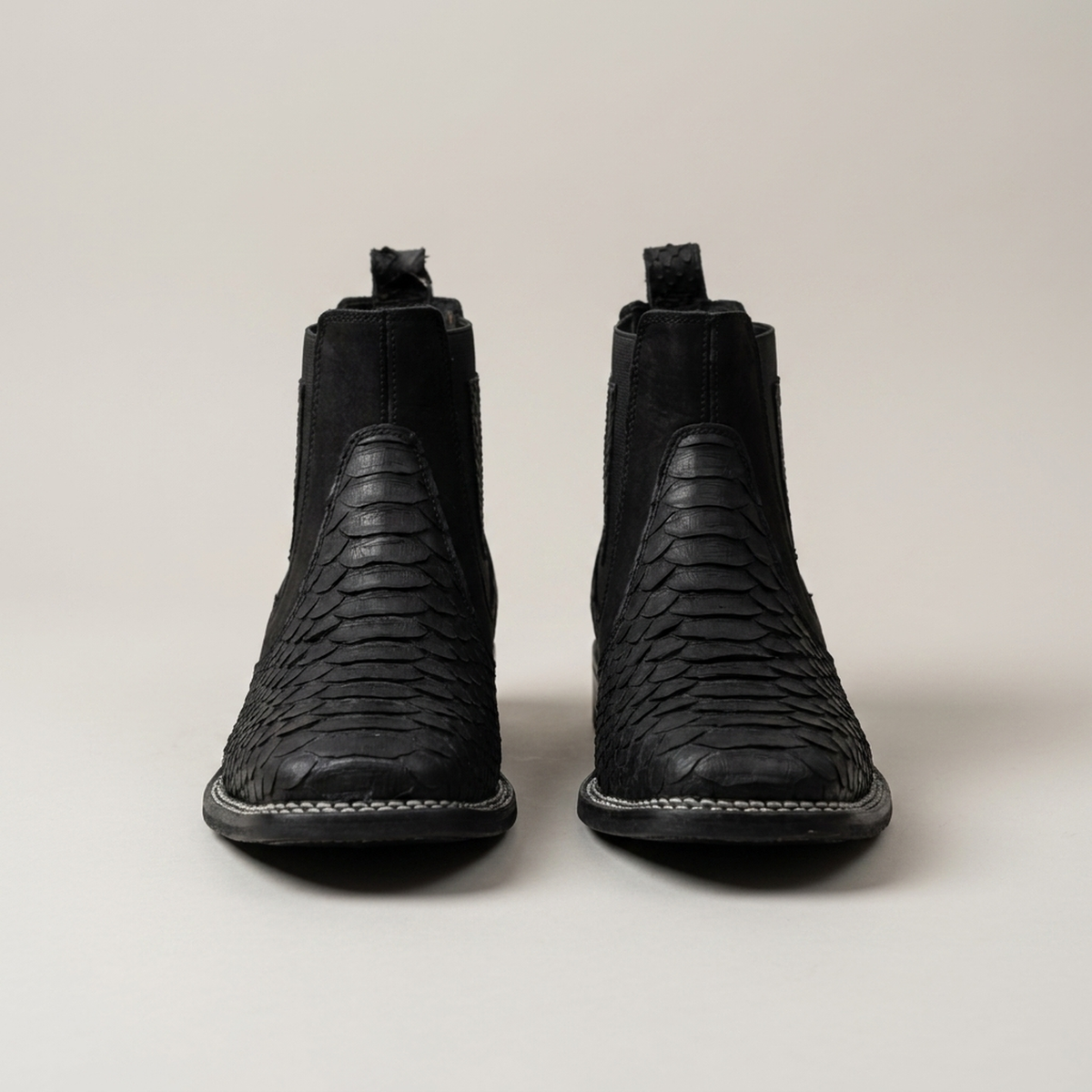 Men’s Western Ankle Boots Casual Slip On Dress Shoes