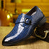 Solorfit | Crocodile-Pattern Slip-On Loafers for Men – Stylish Buckle Details & Tapered Toe - Solorfit
