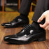 Men’s Leather Dress Shoes – Premium Black Formal Footwear, Elegant Design - Solorfit