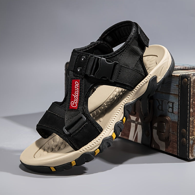 Men’s Orthopedic Outdoor Sport Sandals Adjustable Hook and Loop Comfort Shoes