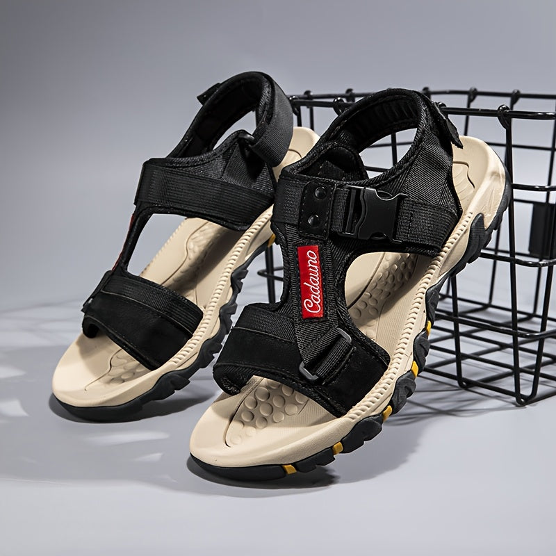 Men’s Orthopedic Outdoor Sport Sandals Adjustable Hook and Loop Comfort Shoes