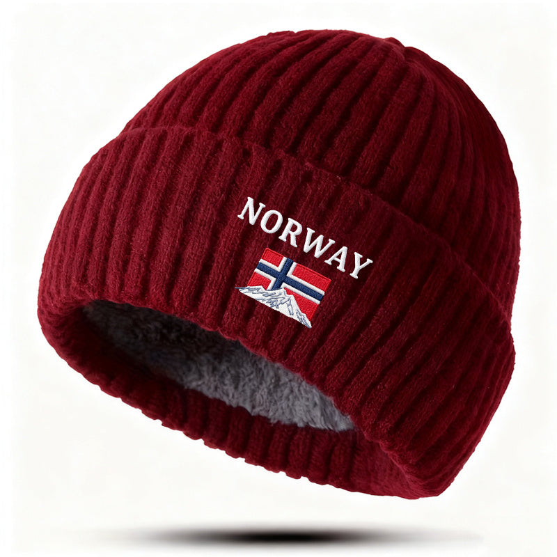 Unisex Winter Beanie Norway Hat Casual Outdoor Warm Cap