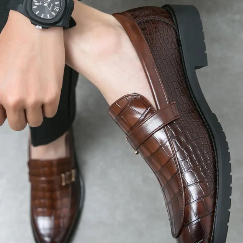 Men’s Slip On Loafers Casual Dress Shoes Comfortable Everyday Footwear