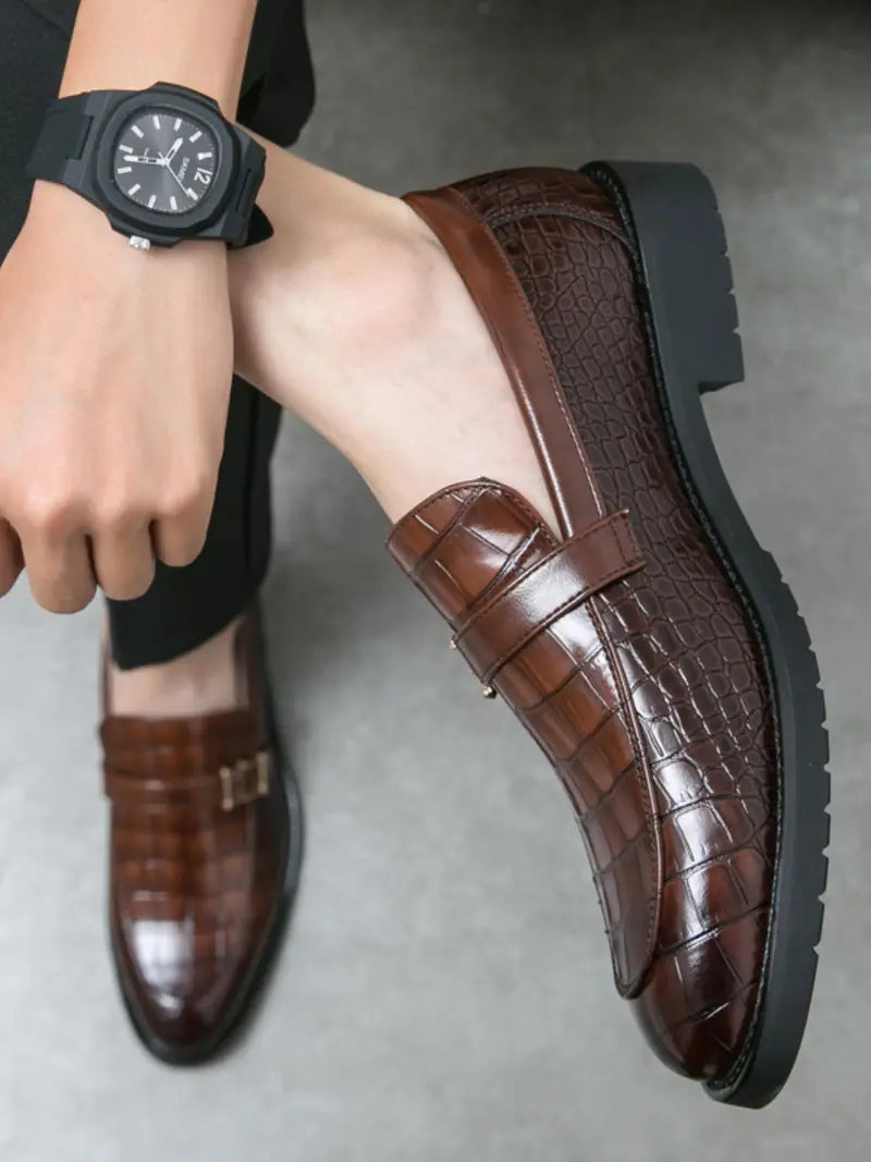 Men’s Slip On Loafers Casual Dress Shoes Comfortable Everyday Footwear
