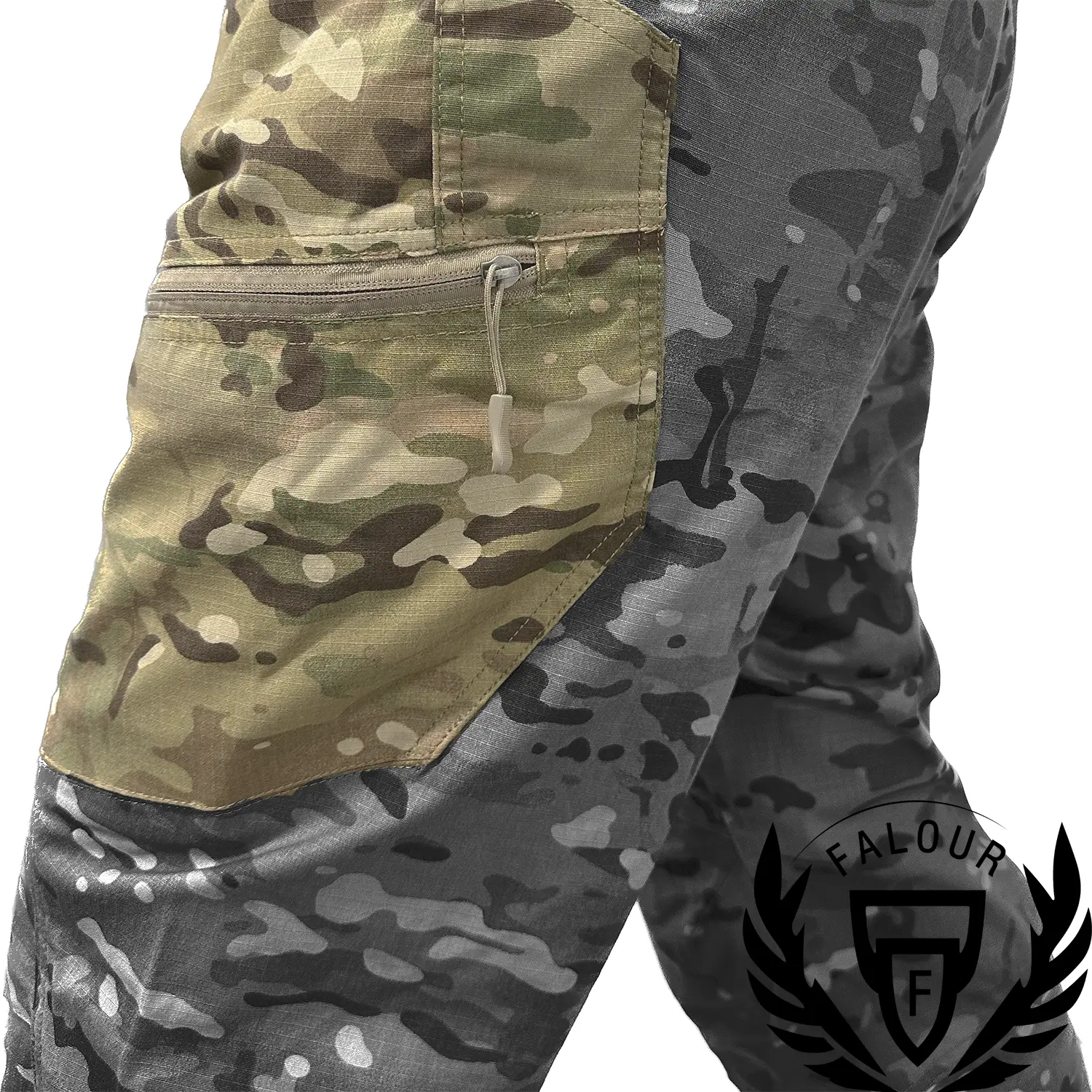 Men’s Tactical Cargo Pants Outdoor Camouflage Work Hiking Trousers