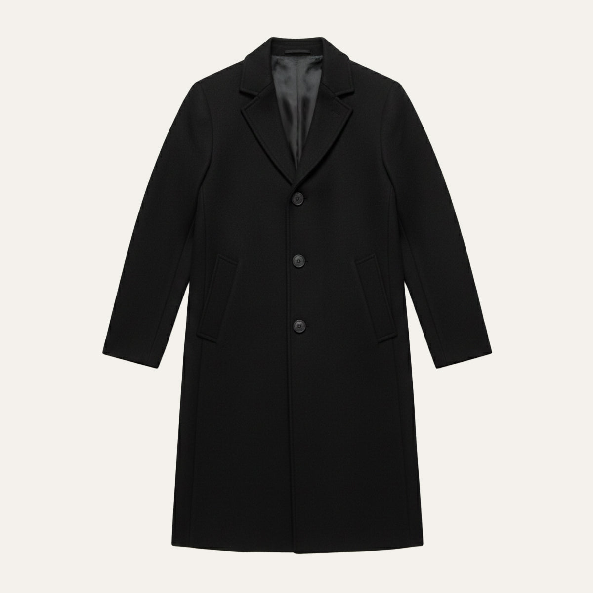 The Ridgeford Men’s Classic Wool Winter Long Overcoat