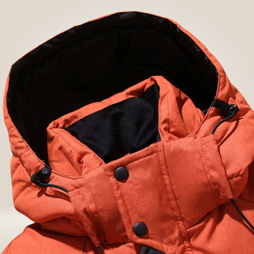 Nordfall Men’s Parka Winter Jacket – Thick Fleece-Lined Waterproof & Windproof Coat - Solorfit