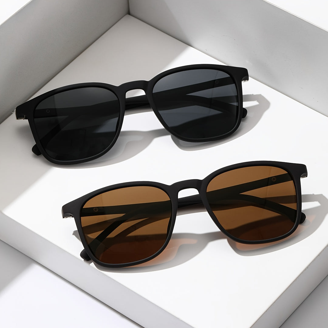 Classic polarized sunglasses for men with refined design and UV protection - Solorfit
