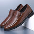Men’s Leather Loafers – Lightweight Breathable Slip-On Shoes - Solorfit