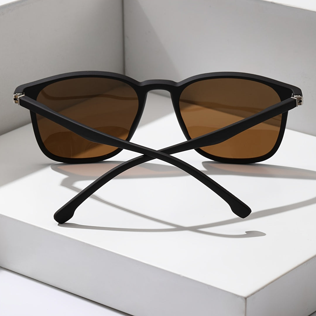 Classic polarized sunglasses for men with refined design and UV protection - Solorfit