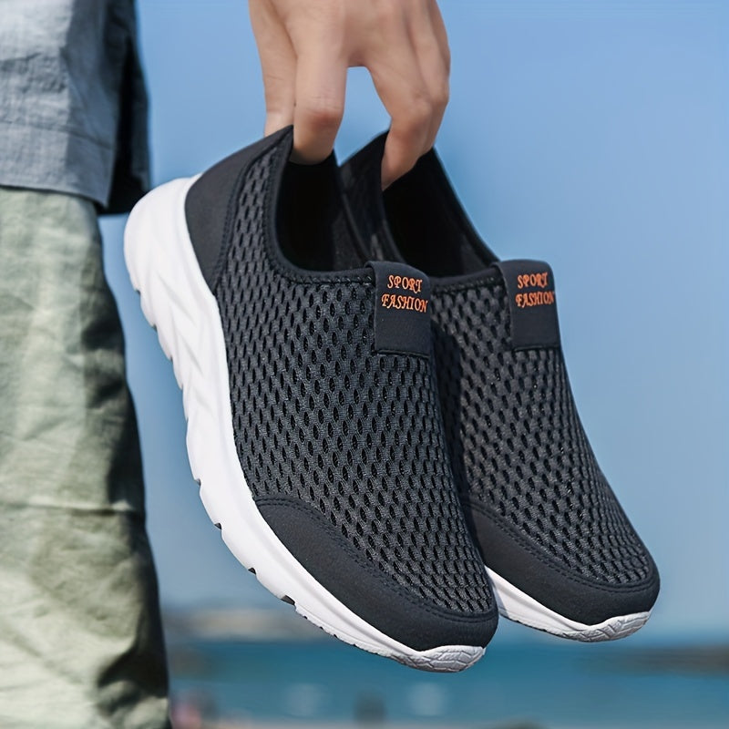 Men’s Slip On Walking Shoes Lightweight Breathable Casual Sneakers