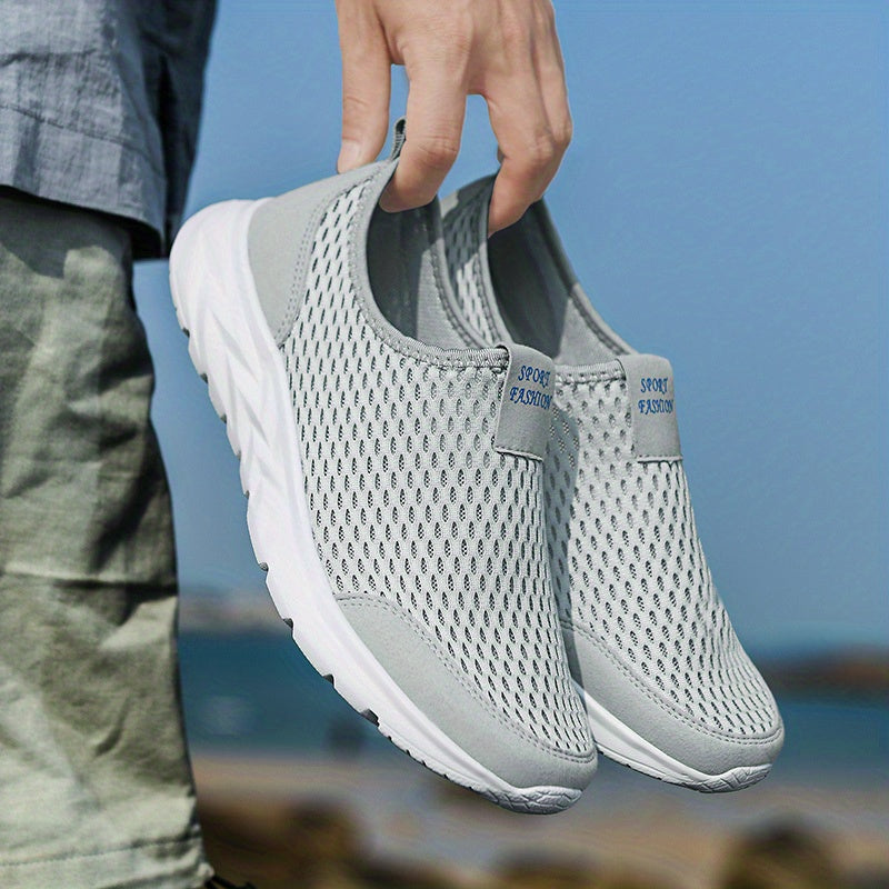 Men’s Slip On Walking Shoes Lightweight Breathable Casual Sneakers