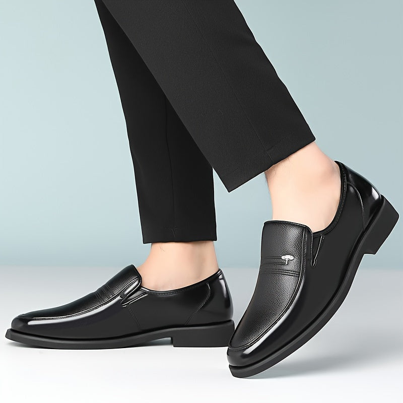 Men’s Leather Loafers – Lightweight Breathable Slip-On Shoes - Solorfit