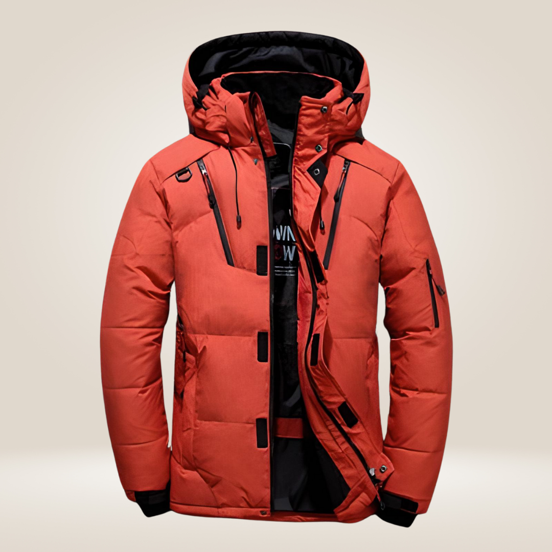 Nordfall Men’s Parka Winter Jacket – Thick Fleece-Lined Waterproof & Windproof Coat - Solorfit