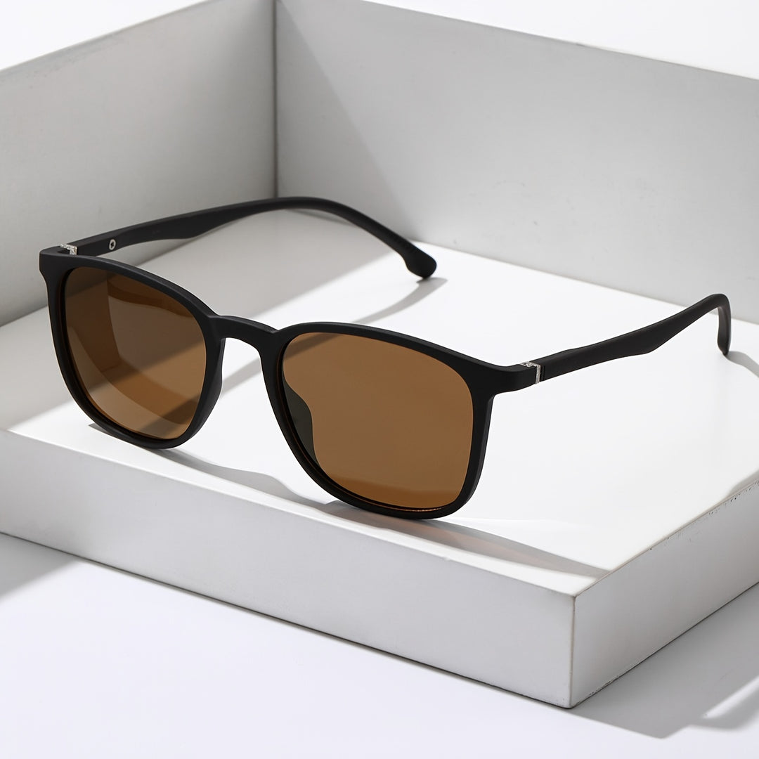 Classic polarized sunglasses for men with refined design and UV protection - Solorfit