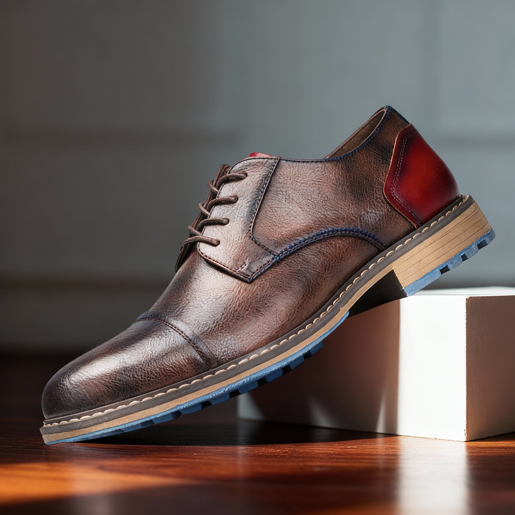 Geoffrey Cap-Toe Derbies Classy Shoes