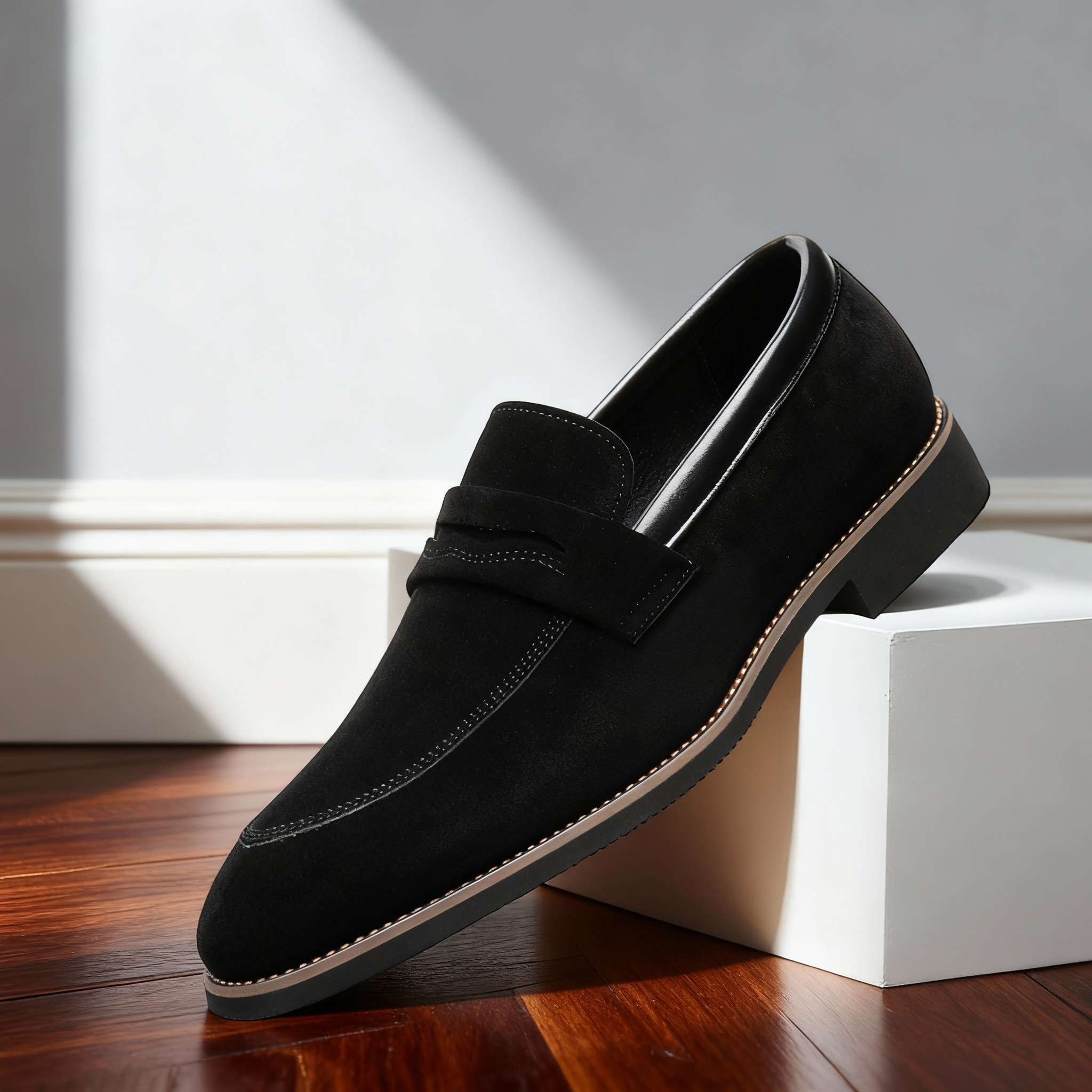 Men’s Penny Loafers Slip On Business Casual Dress Shoes