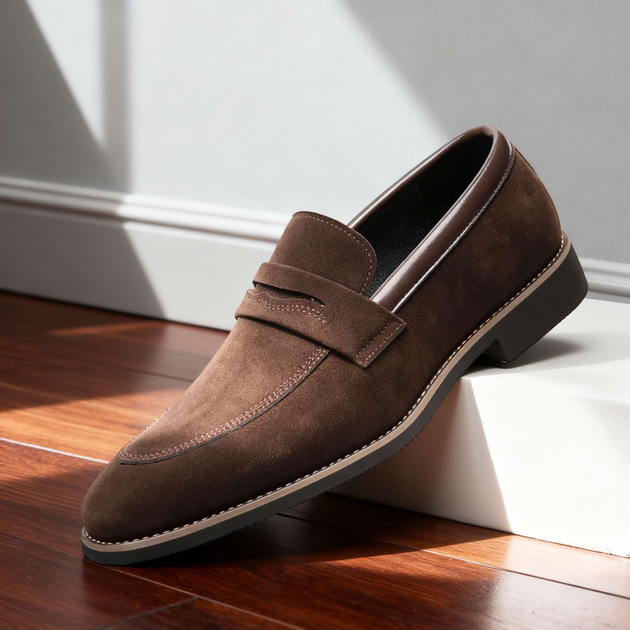 Men’s Penny Loafers Slip On Business Casual Dress Shoes