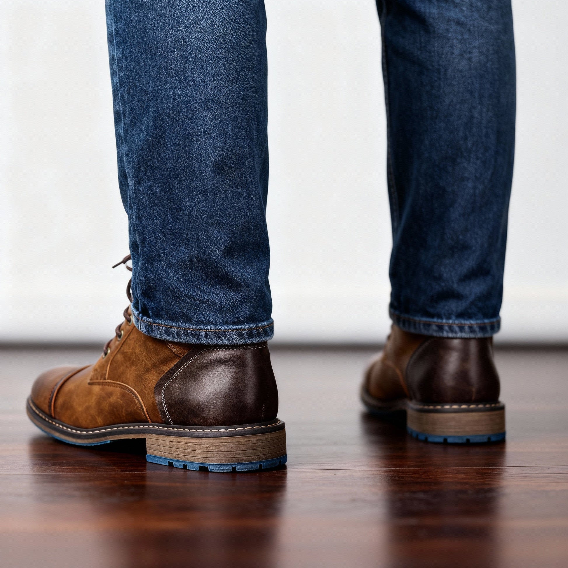 Mustang Men Combat Boots Cushioned