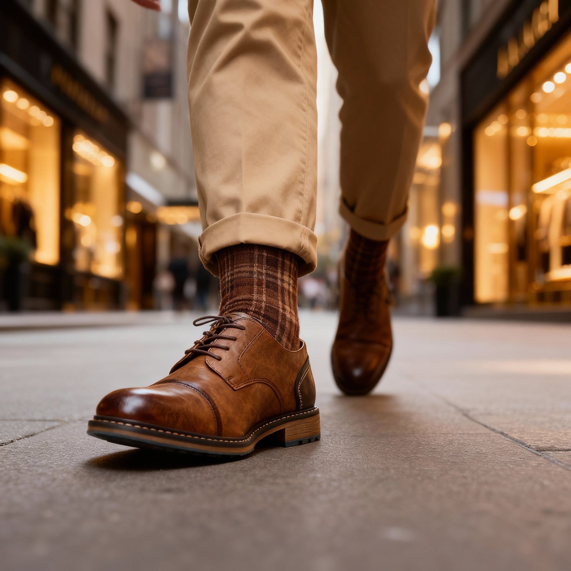 Geoffrey Cap-Toe Derbies Classy Shoes