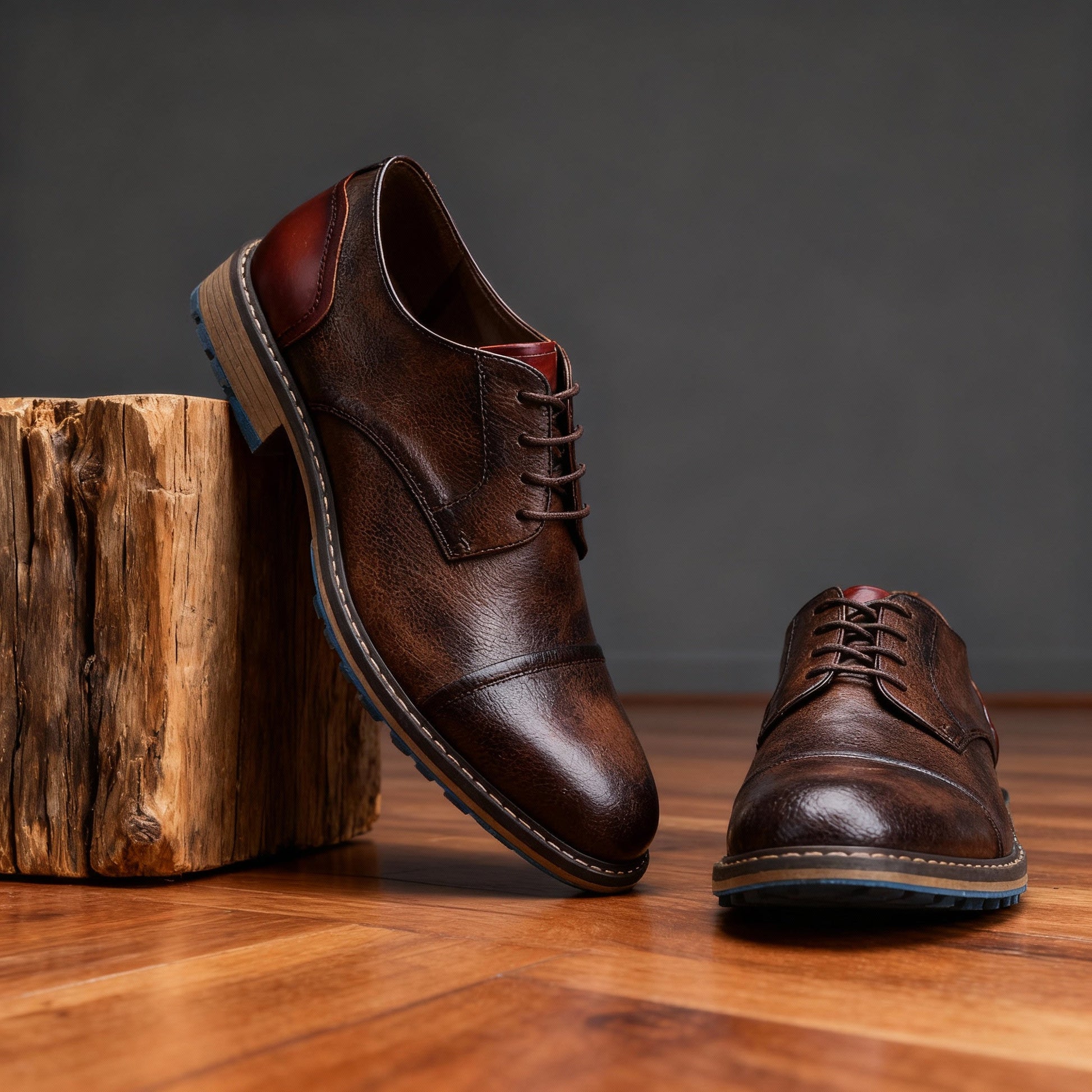 Geoffrey Cap-Toe Derbies Classy Shoes