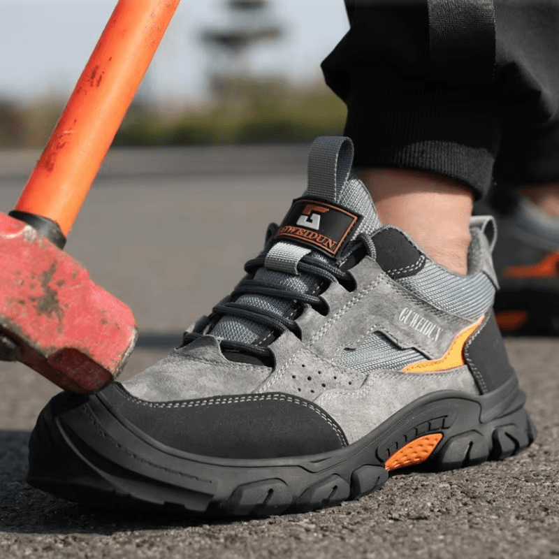 Men's Steel Toe Safety Trainers with Slip Resistant Sole