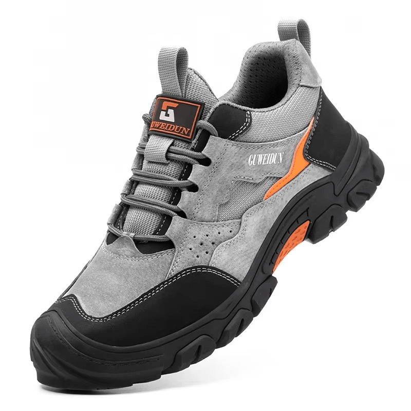 Men’s Steel Toe Safety Shoes Slip Resistant Lightweight Work Sneakers