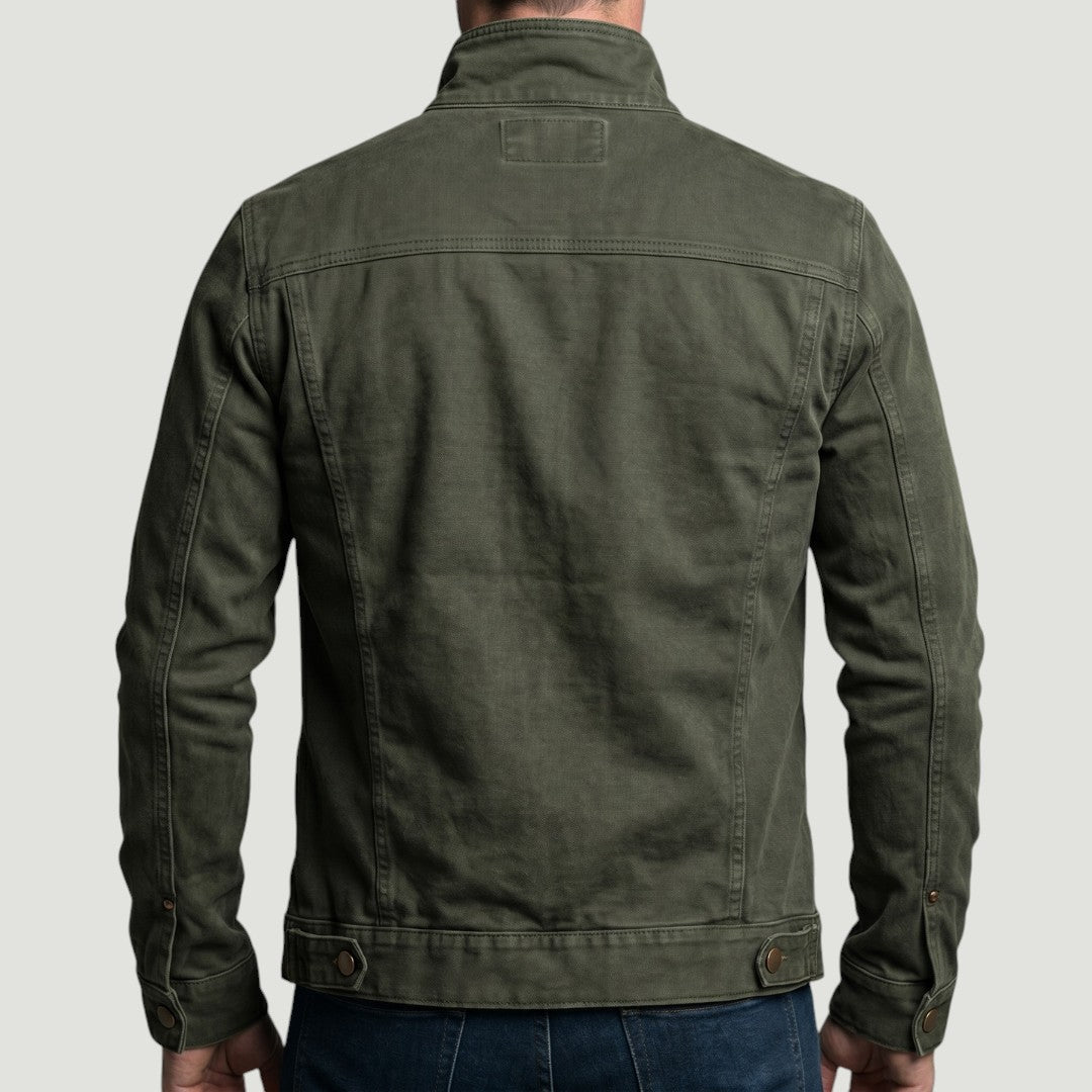 Men’s Zip Front Jacket Casual Streetwear Outer Layer
