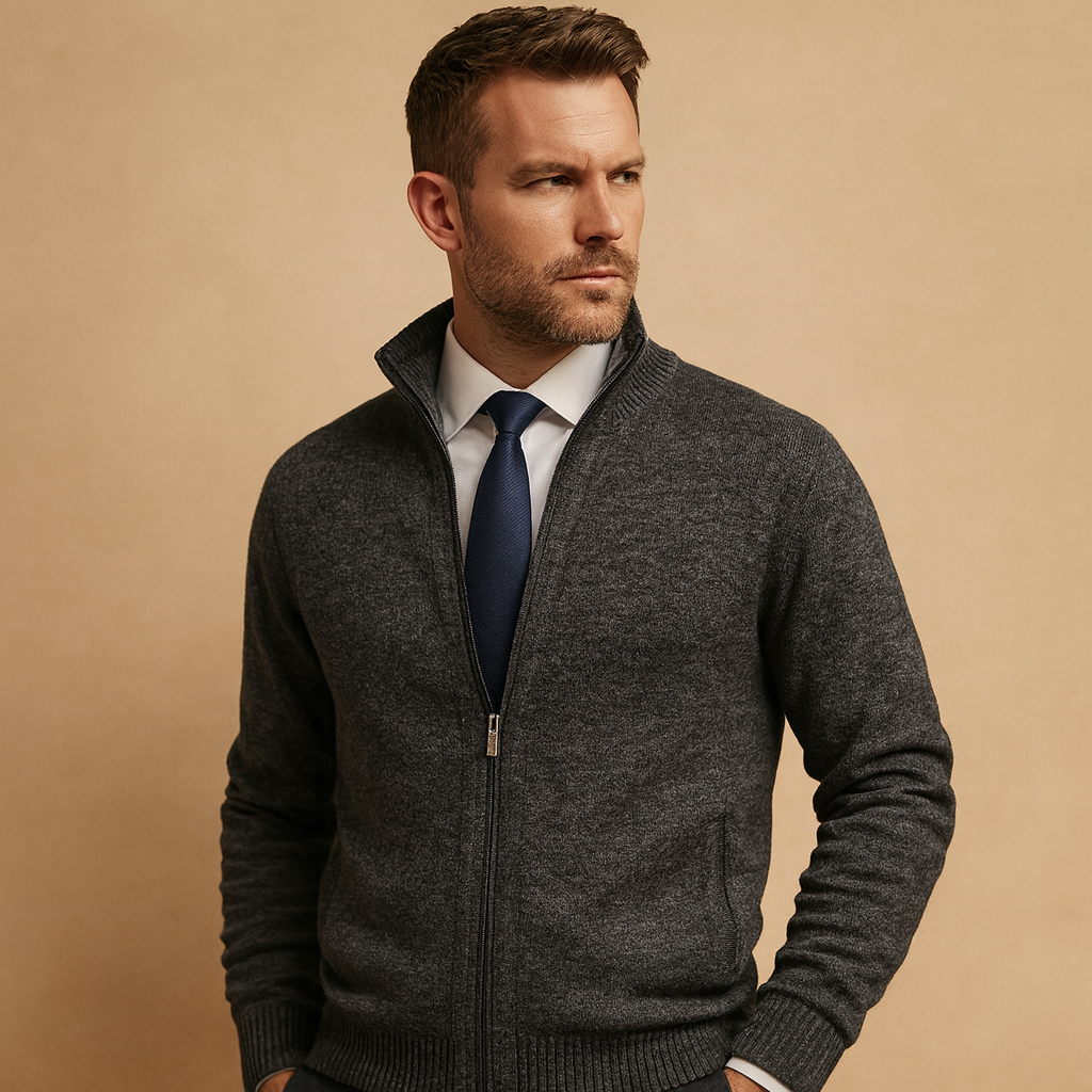 Men’s Zip-Up Vest – Classic and Versatile Layer | Timeless Everyday Comfort