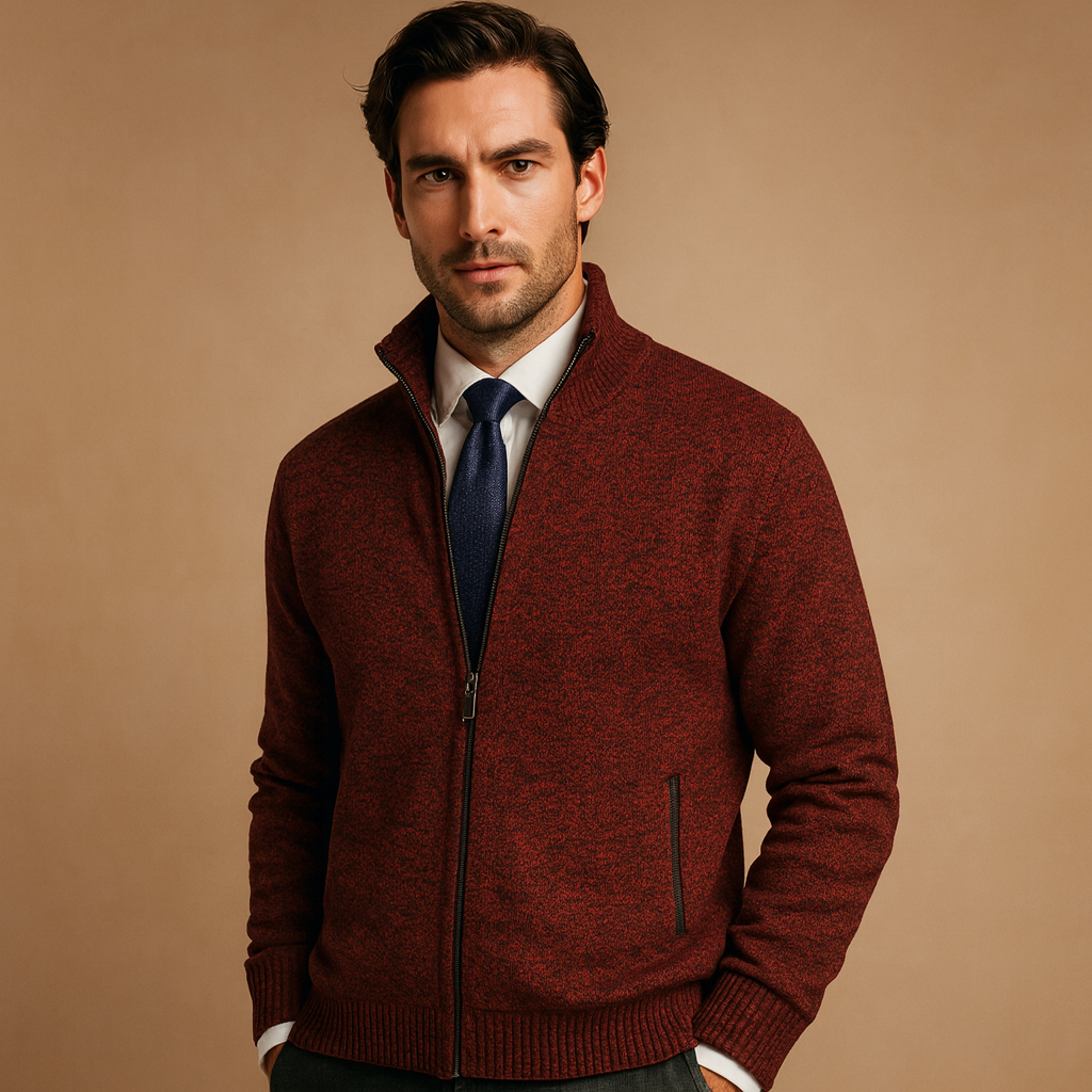 Men’s Zip-Up Vest – Classic and Versatile Layer | Timeless Everyday Comfort