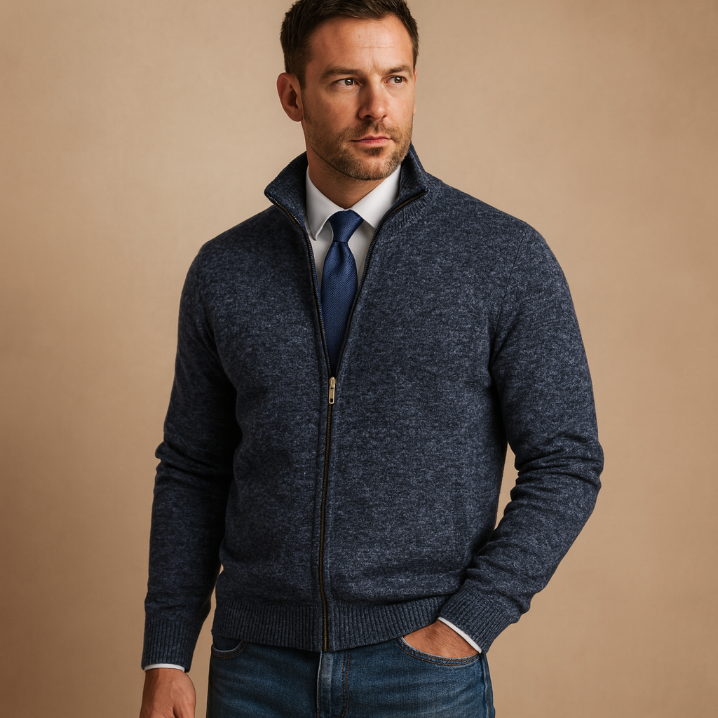 Men’s Zip-Up Vest – Classic and Versatile Layer | Timeless Everyday Comfort