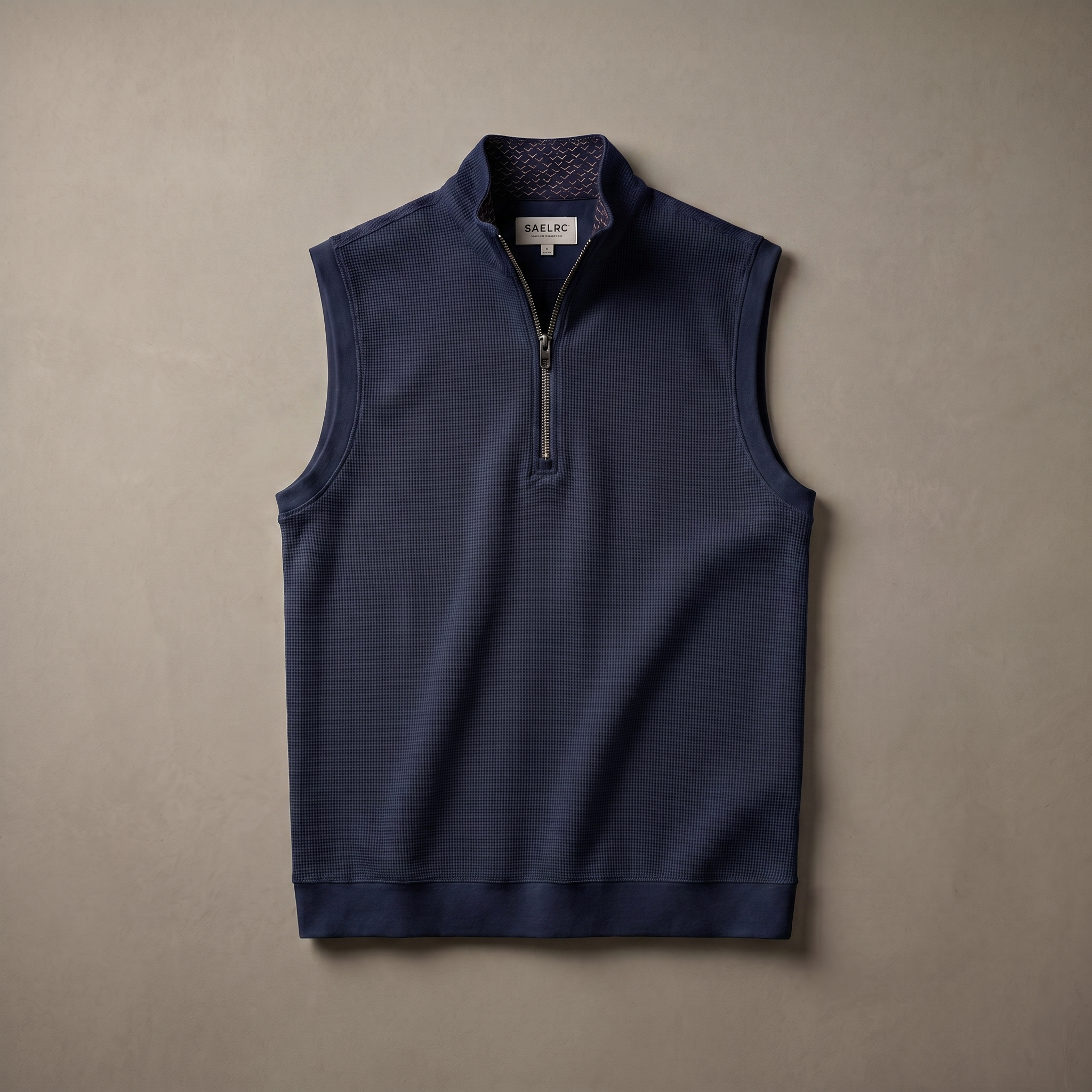 Men's Stretch Golf Vest | Quarter Zip | Windproof Moisture-Wicking Performance Wear