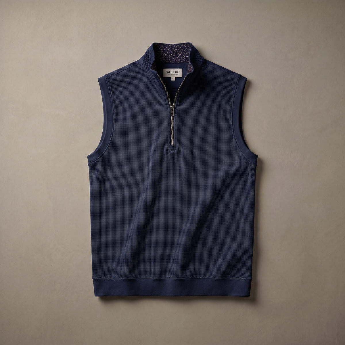Men's Stretch Golf Vest | Quarter Zip | Windproof Moisture-Wicking Performance Wear