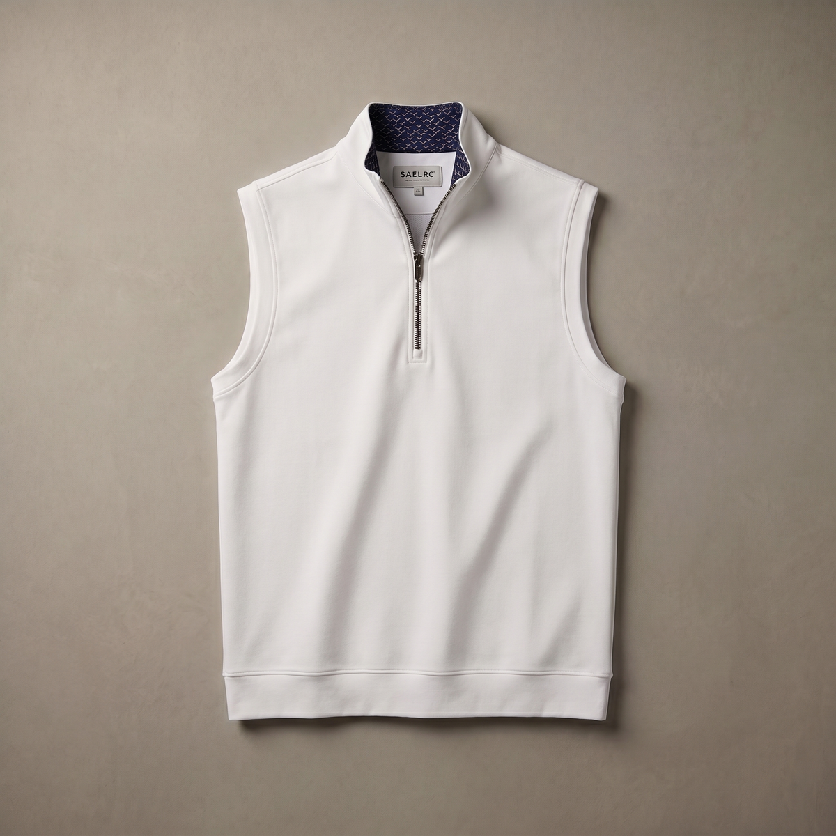 Men's Stretch Golf Vest | Quarter Zip | Windproof Moisture-Wicking Performance Wear