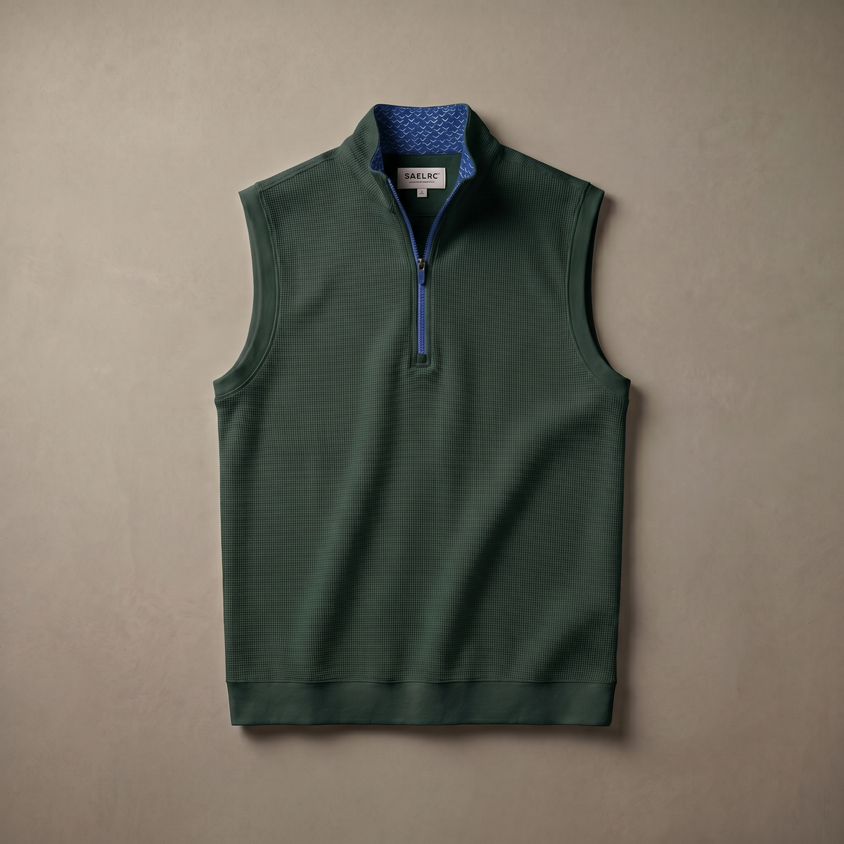 Men's Stretch Golf Vest | Quarter Zip | Windproof Moisture-Wicking Performance Wear