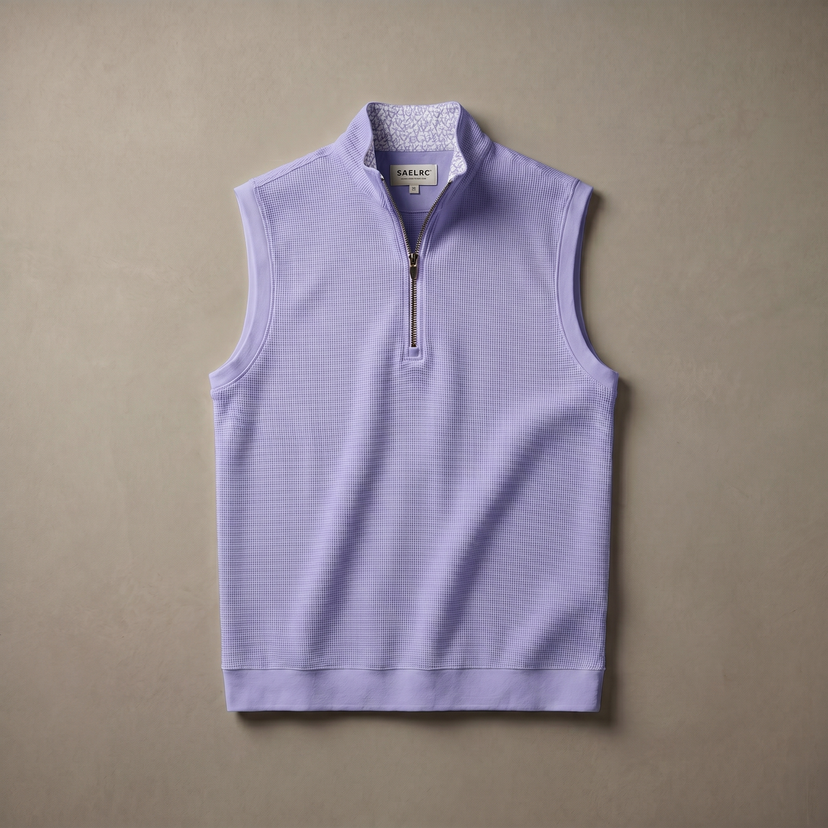 Men's Stretch Golf Vest | Quarter Zip | Windproof Moisture-Wicking Performance Wear
