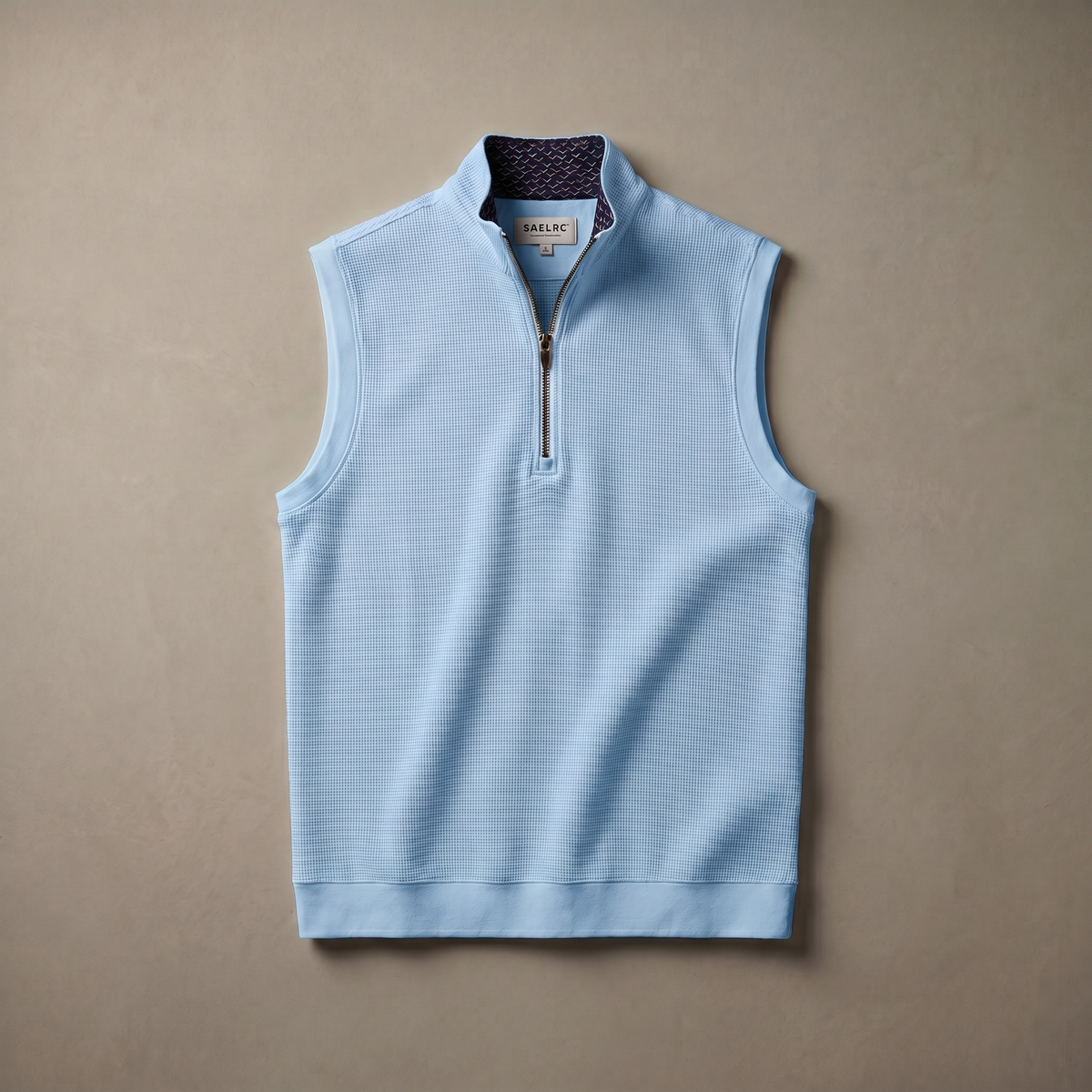 Men's Stretch Golf Vest | Quarter Zip | Windproof Moisture-Wicking Performance Wear