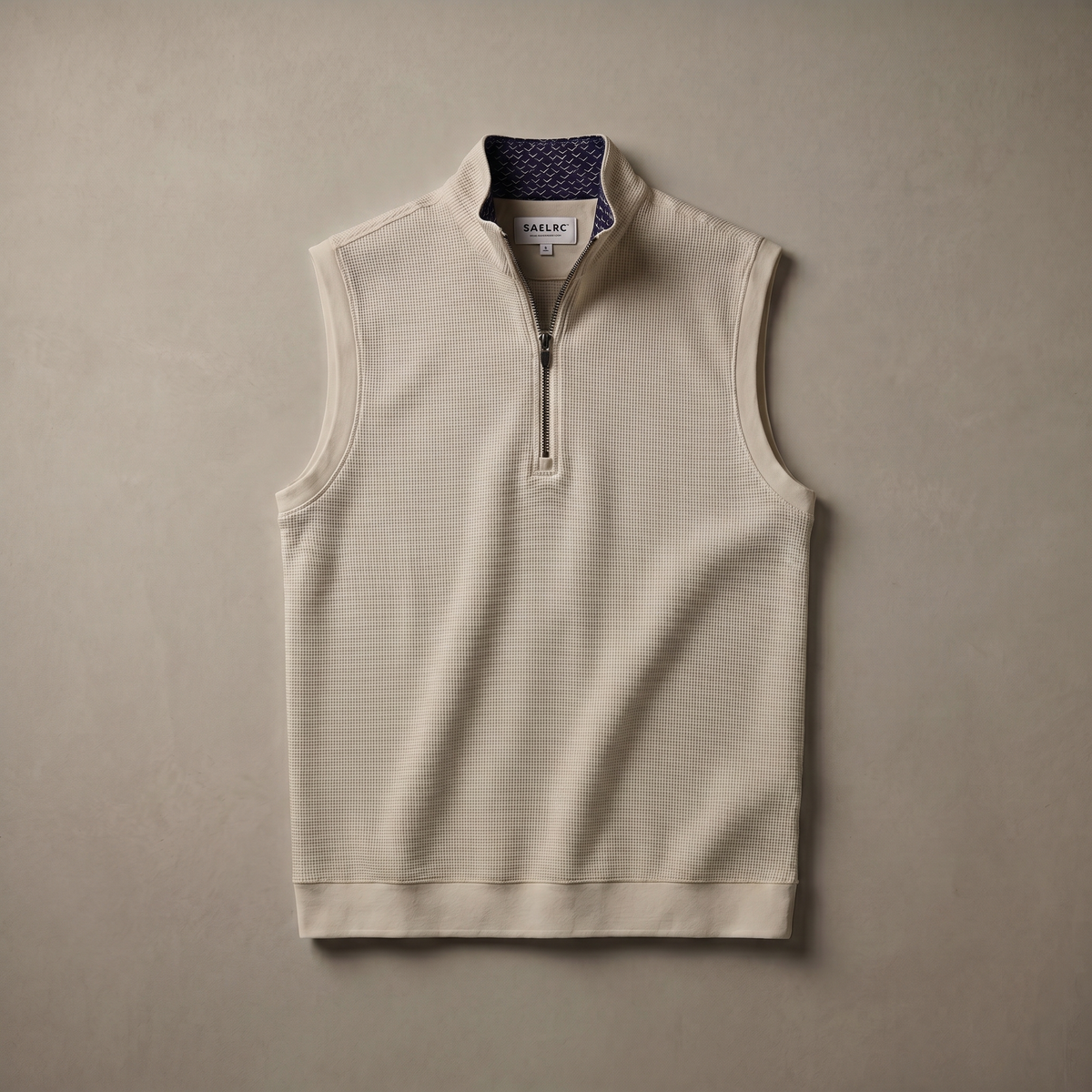Men's Stretch Golf Vest | Quarter Zip | Windproof Moisture-Wicking Performance Wear
