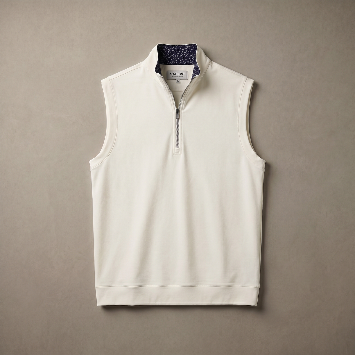 Men's Stretch Golf Vest | Quarter Zip | Windproof Moisture-Wicking Performance Wear