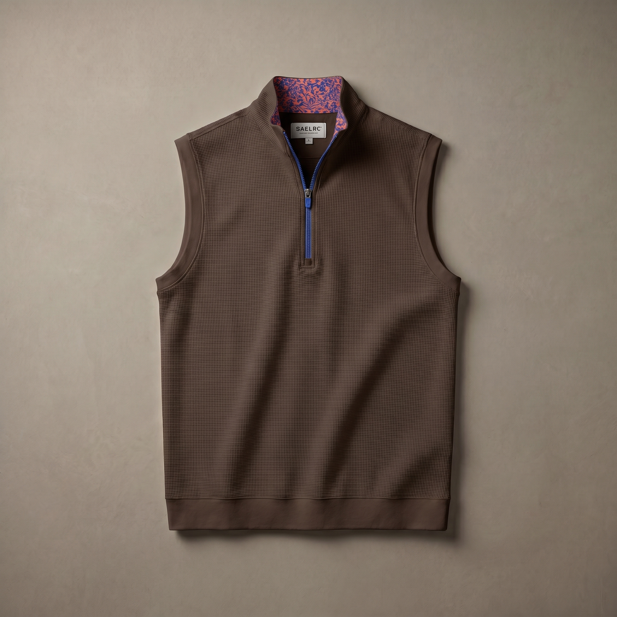 Men's Stretch Golf Vest | Quarter Zip | Windproof Moisture-Wicking Performance Wear