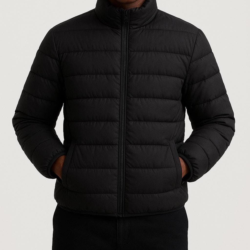 Urban Puffer Jacket for Men – Clean Street-Inspired Design