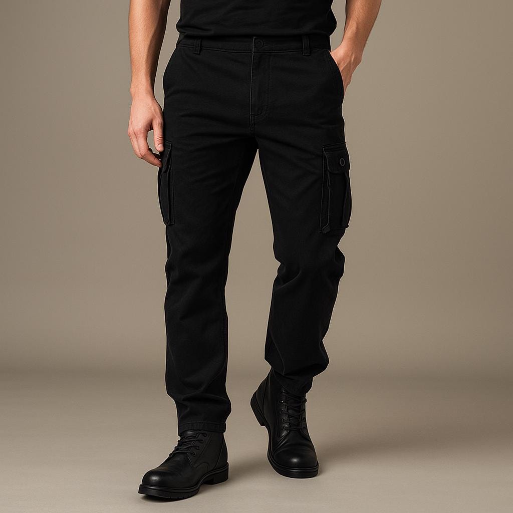 Men’s Cargo Pants – Structured Utility Design Militairy