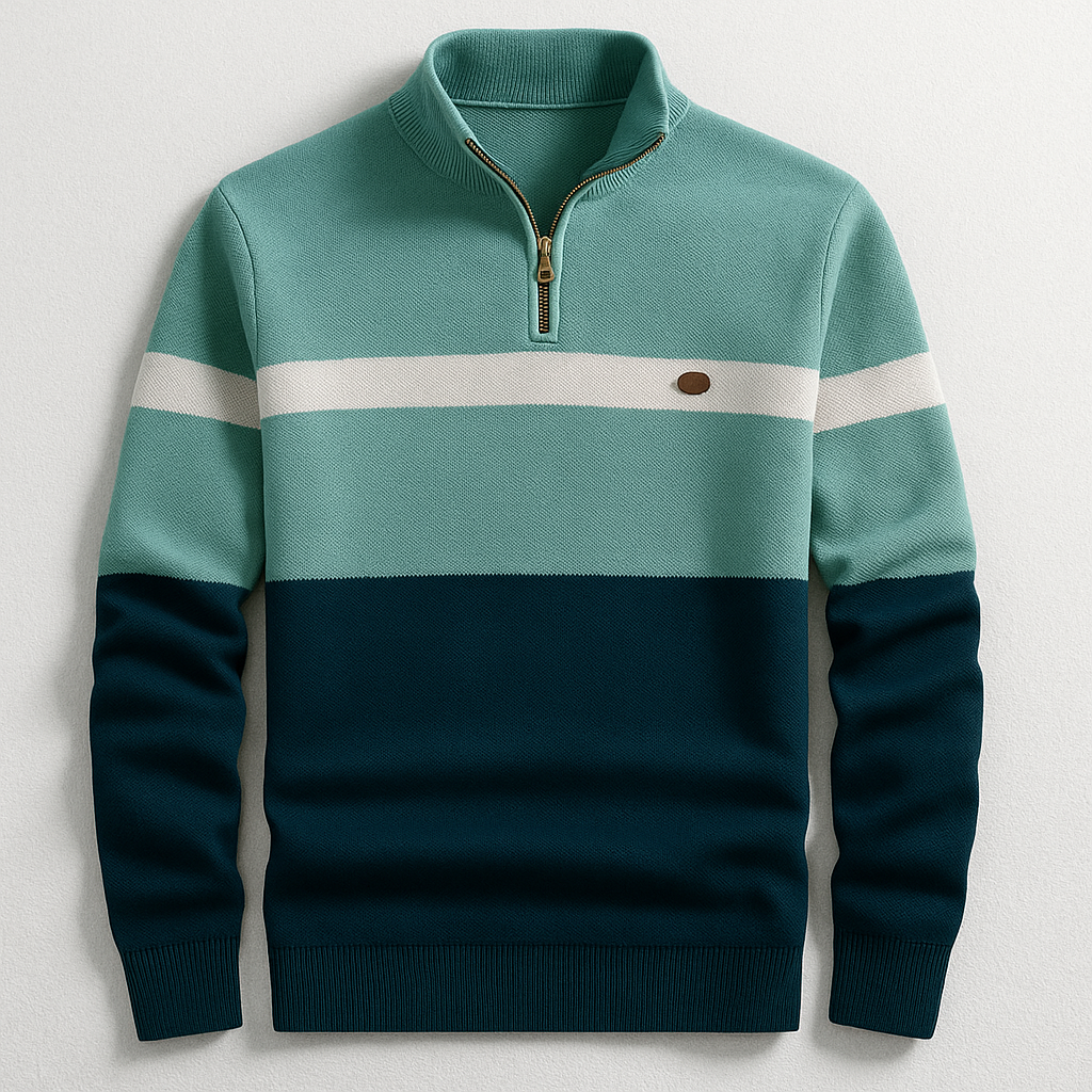 Colton Men’s Quarter-Zip Pullover – Soft Knit Mid-Layer