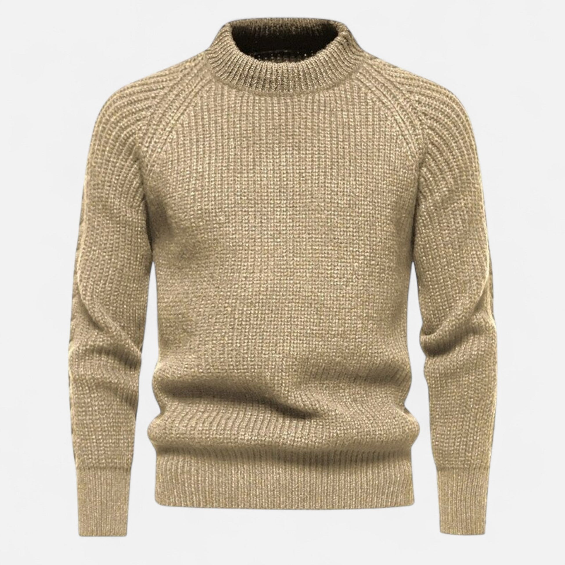 Men’s Slim-Fit Sweater – Ribbed Knit Elegance